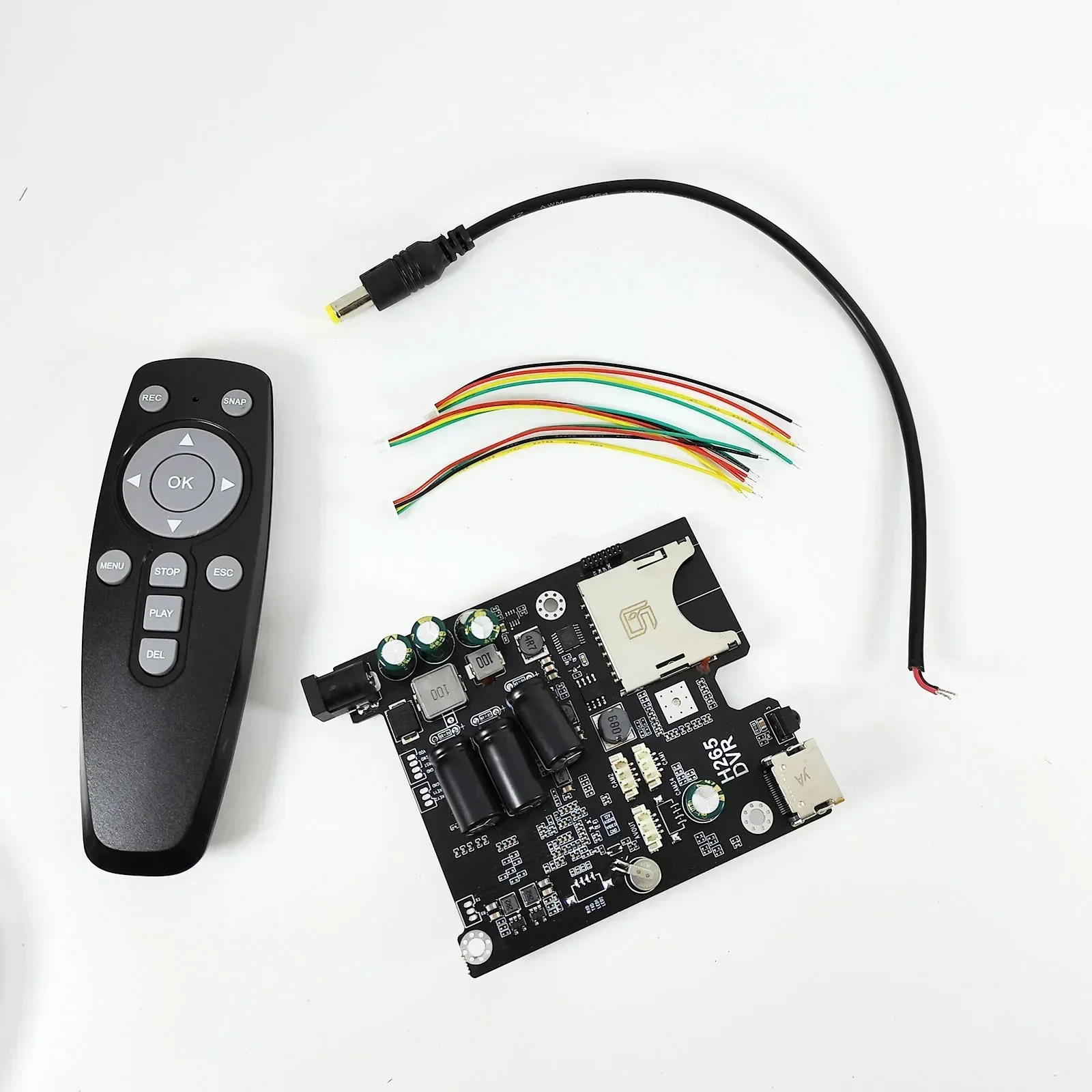 Фото 2-канальная плата AHD TVI DVR с пультом дистанционного управления, HD 1080P, миниатюрная плата для автомобильного видеорегистратора, поддерживает карту памяти SD объемом 128 ГБ. №4