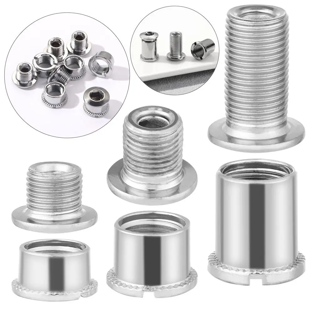 5 пар велосипедных колец болтов MTB пластина винты монопластина или двойная три