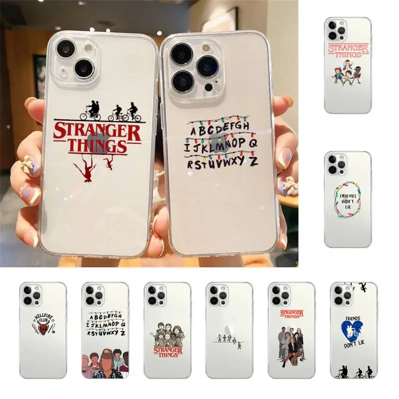 

Stranger Things Phone Case For Iphone 7 8 Plus X Xr Xs 11 12 13 Se2020 Mini Mobile Iphones 14 Pro Max Case