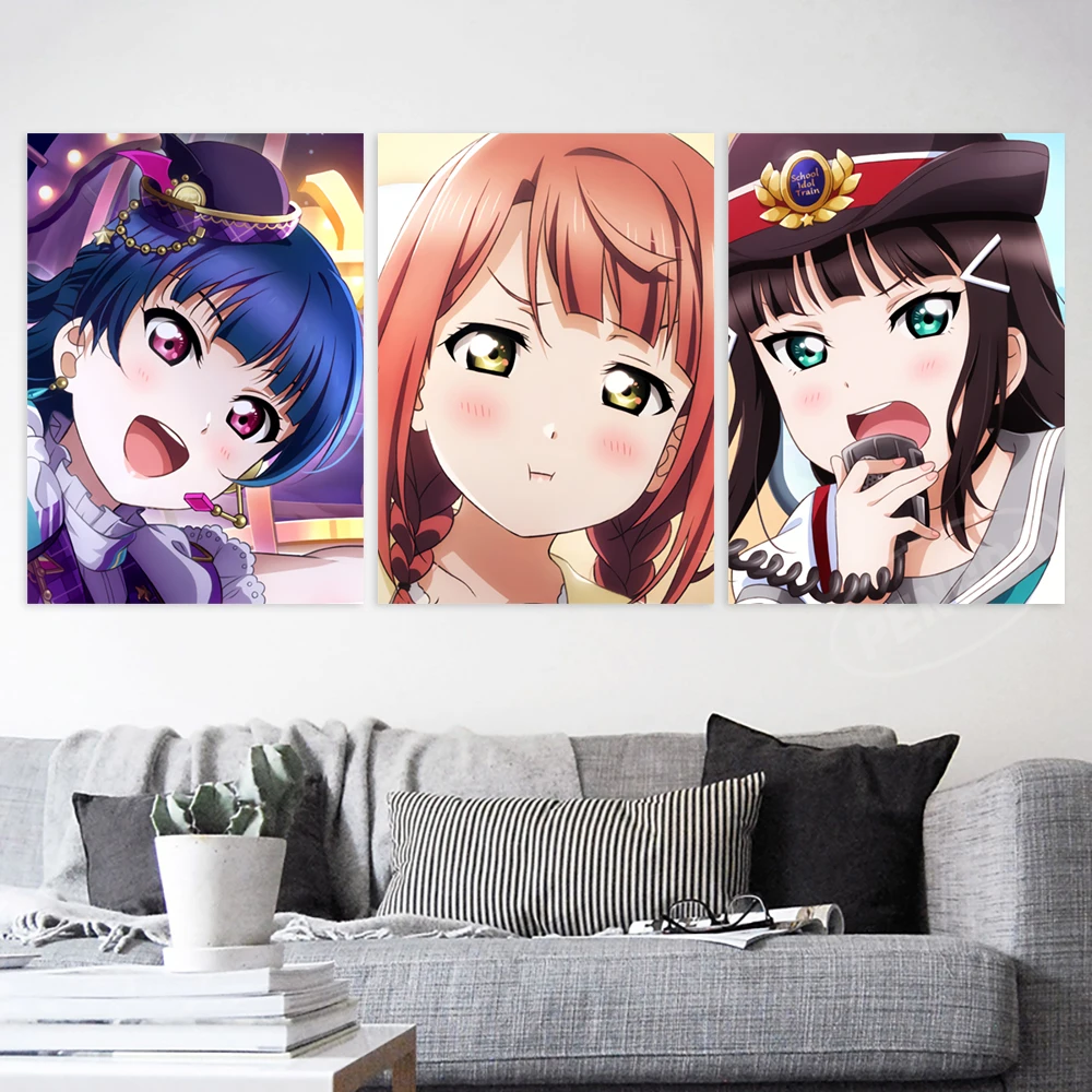 

Милый домашний декор! Настенные художественные постеры Koizumi Hanayo художественные постеры художественное оформление постеры для спальни