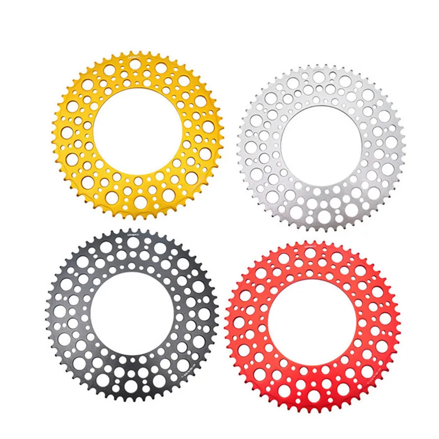 

LP Litepro 54 56 58T Starry Sky Bubble Chainring Crankset Folding Bike Alloy Chainwheel 130BCD For Brompton