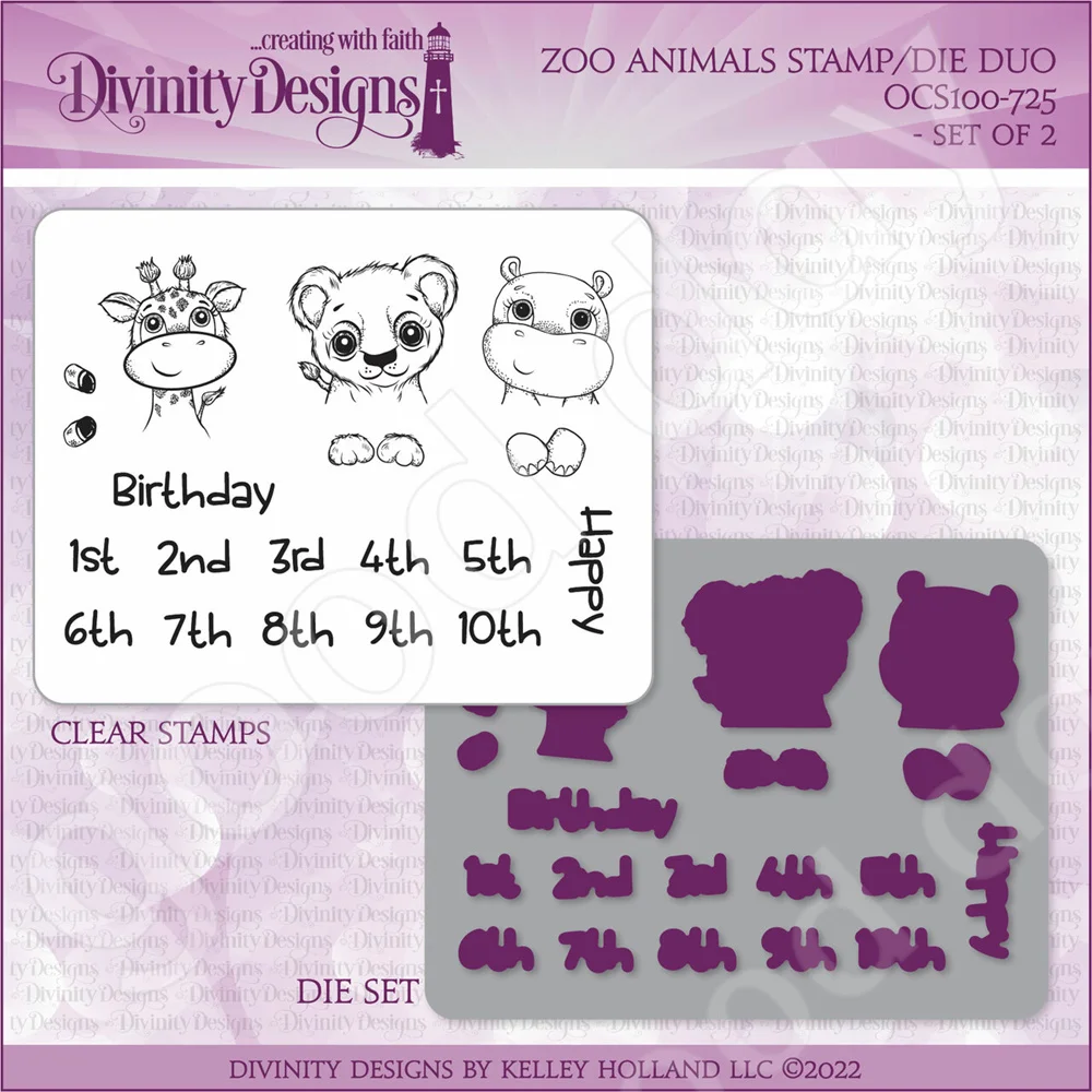 

Arrival 2022 New Hot Sale Zoo Animals Metal Dies and Stamps Scrapbook Diary Decoration Embossing Template Diy Card Handmade