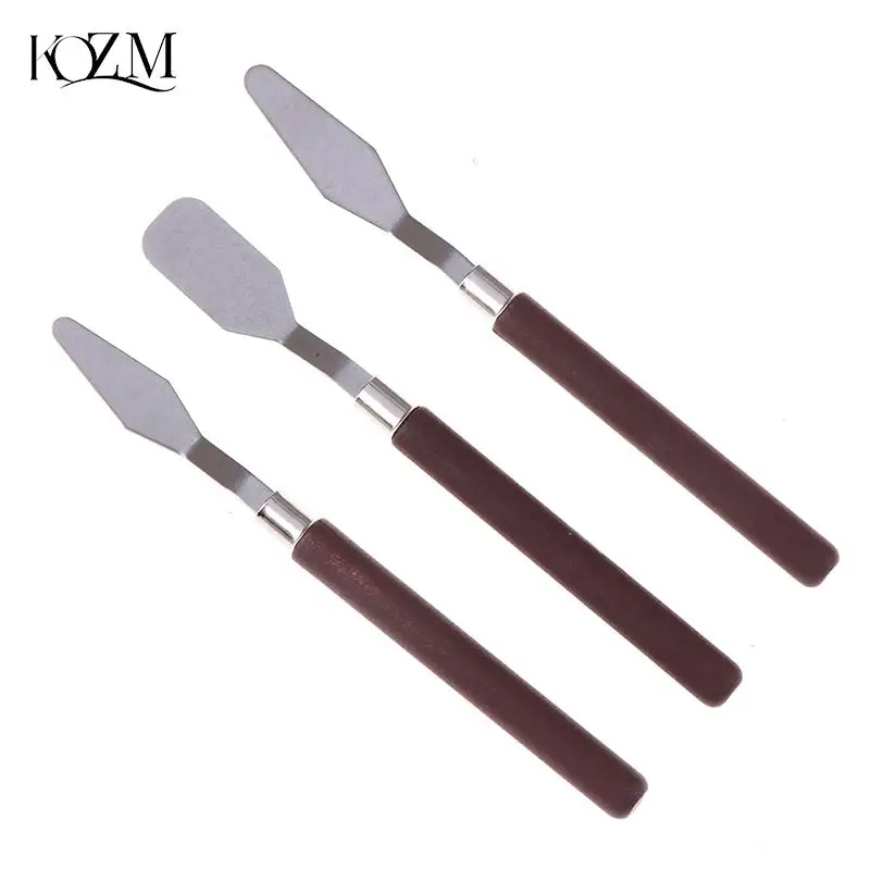 

3pcs/set Oil Painting Scraper Of Acrylic Gouache Oil Paint Color Palette Tool