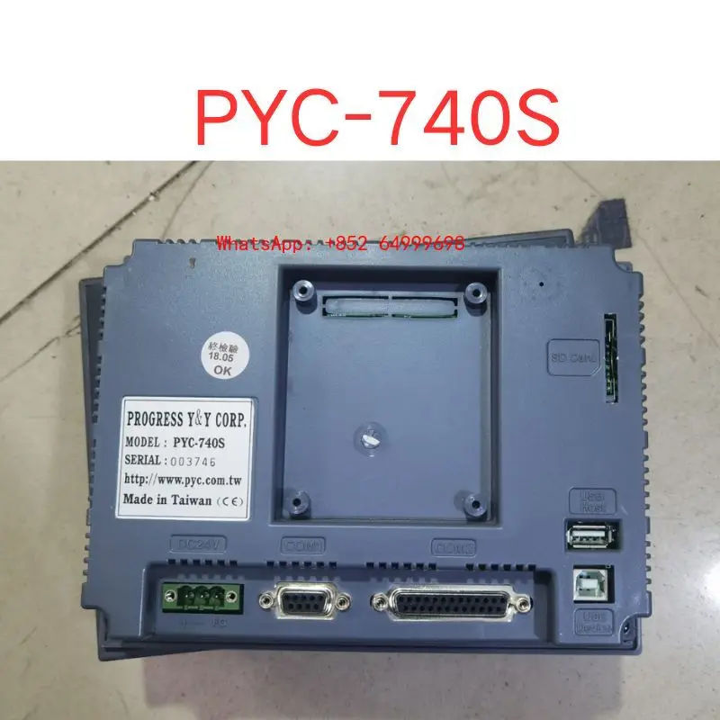 б/у сенсорный экран PYC-740S Тест ОК Быстрая доставка