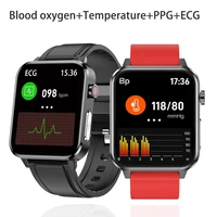 2022 new ecg smart watch men women wristwatches 1 7inch blood pressure oxygen body temperature smartwatch for xiaomi android ios