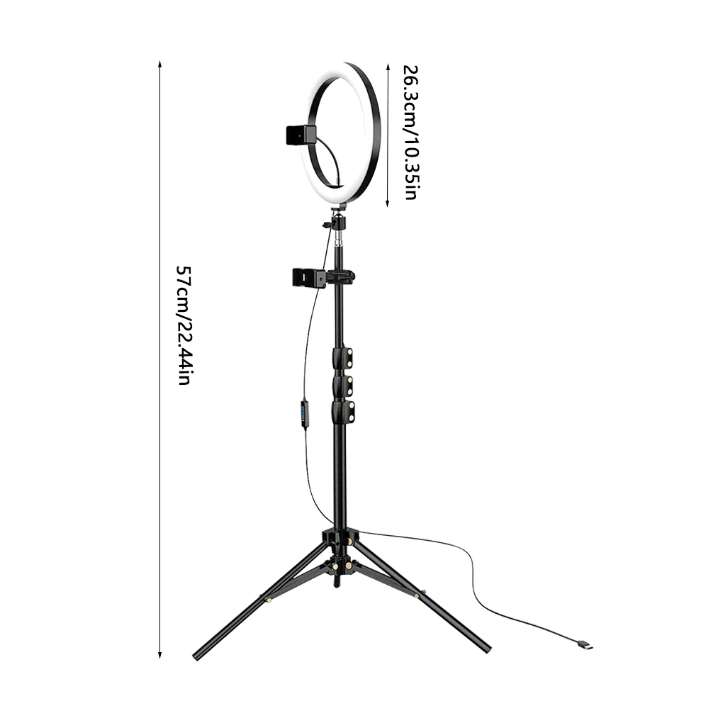 

Ring Light Tripod Phone LED Lamp Stand USB Bluetooth-compatible Selfie Bracket Phone Camera Stand Kit Accessories