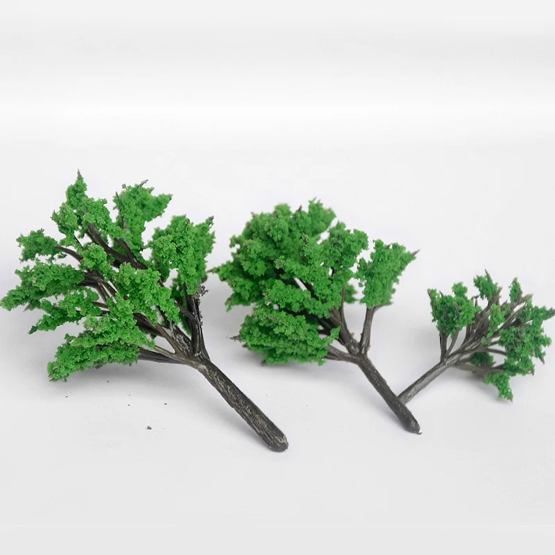 

Plastic Ancient Tree 10cm DIY Building Sand Table Model Material Ancient Tree Willow Scene Making Model Tree Yellow Fruit Tree