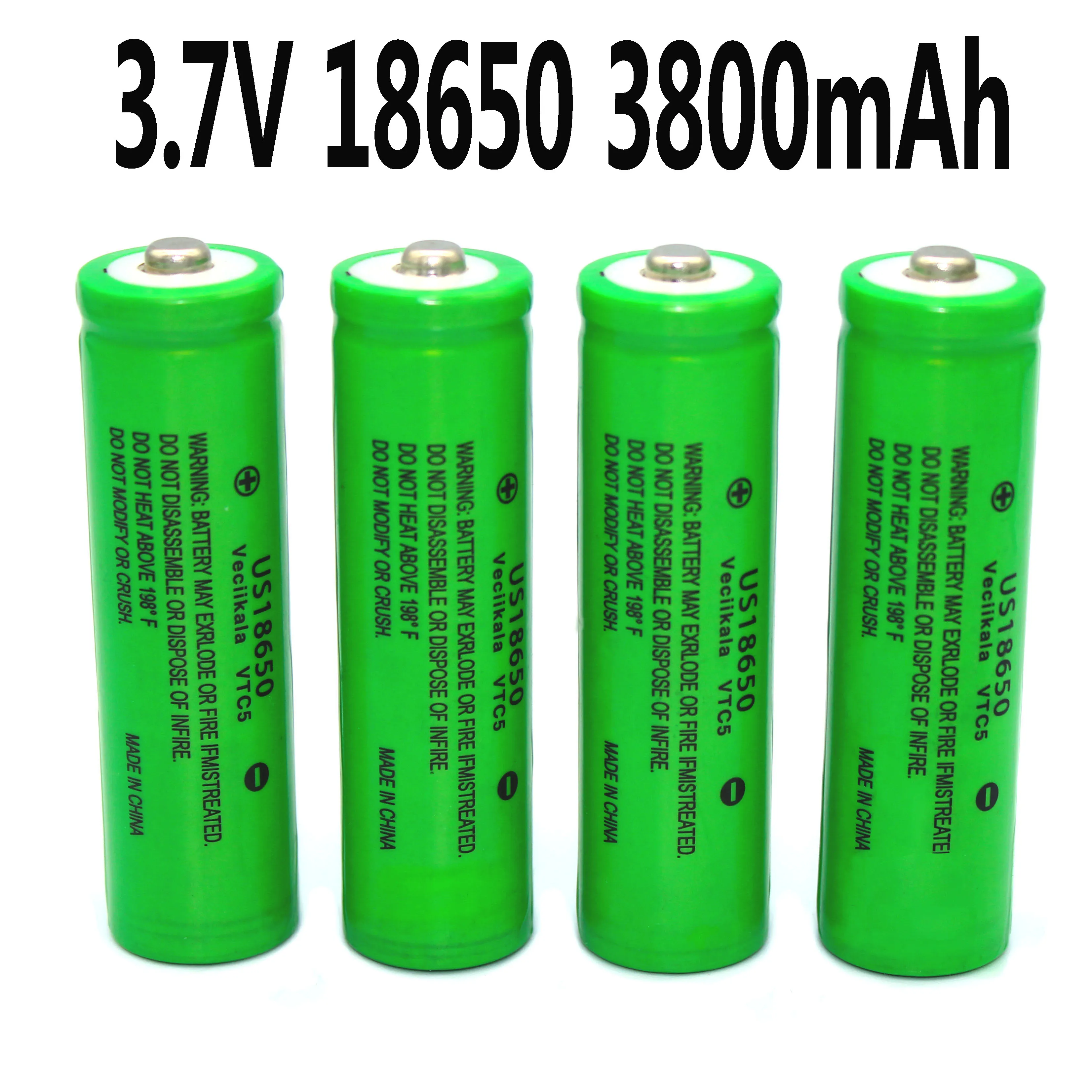 100%. Оригинал. Us18650.аккумулятор de.litio.3.7V.voltios.3800mah.recargable.de.Li-ion для устройств elban. Potenza.