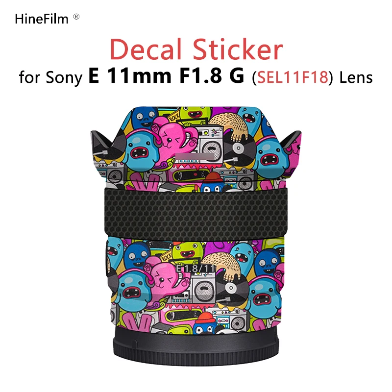 Купи E11 F1.8 Lens Sticker SEL11F18 Lens Decal Skin For Sony E 11mm 1.8 G Lens Protector Coat Wrap Cover Protective Film за 1,052 рублей в магазине AliExpress