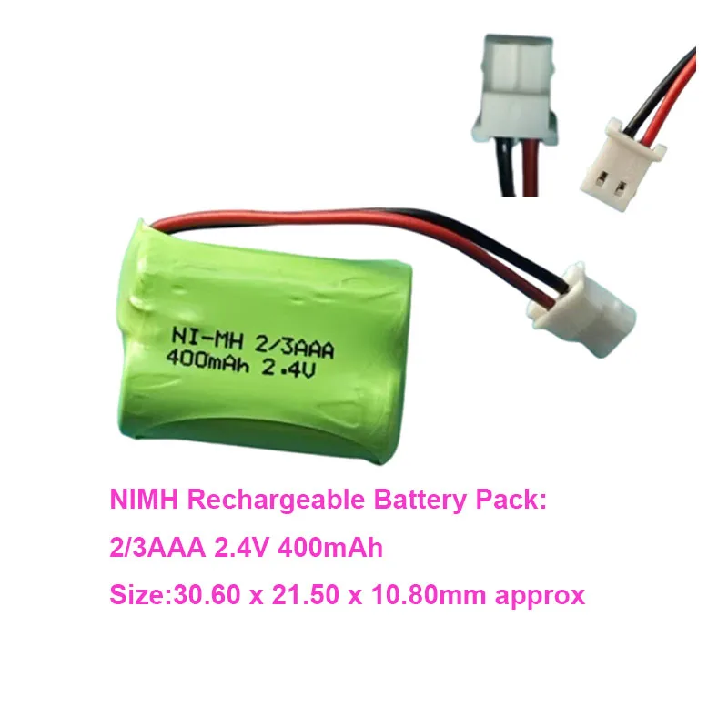 Фото Ni-MH 2,4 В 2/3AAA 400 мАч аккумулятор для беспроводного телефона VTech VT2032 VT2032RD VT2032WT BY1149 VT2032CL №1