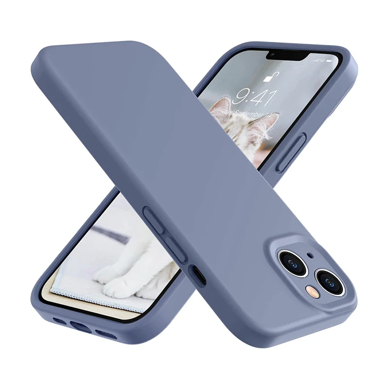 

For iPhone 13 12 11 Pro Case Soft Cover For iPhone 12 13 Min X XR XS Max 7 8 Plus 6s Luxury Original Silicone Full Protect Cases