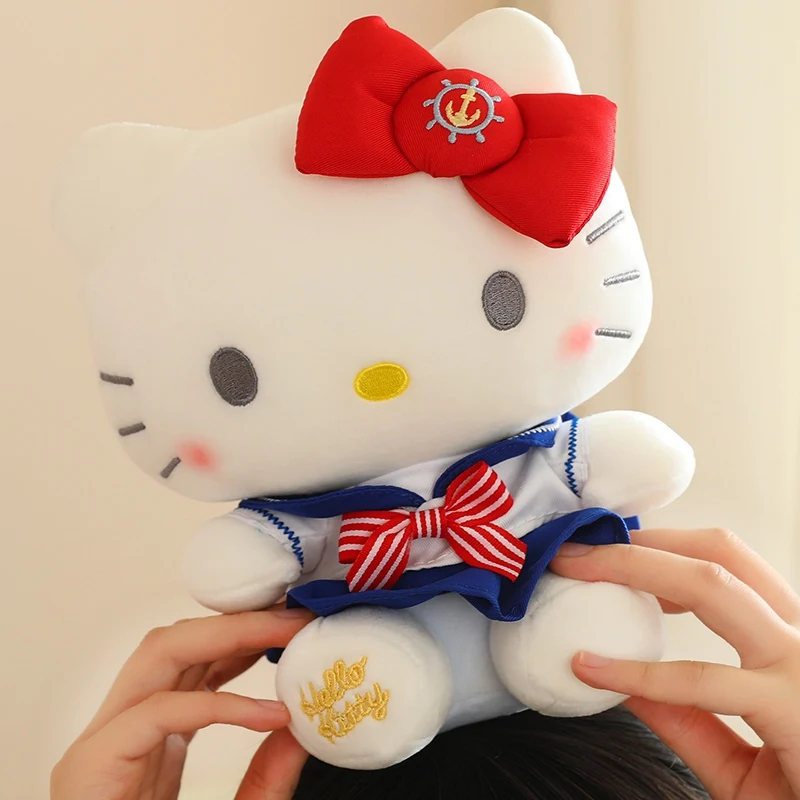 25/33 см новый стиль Sanrio японское аниме Hello Kitty плюшевая игрушка мягкая Милая