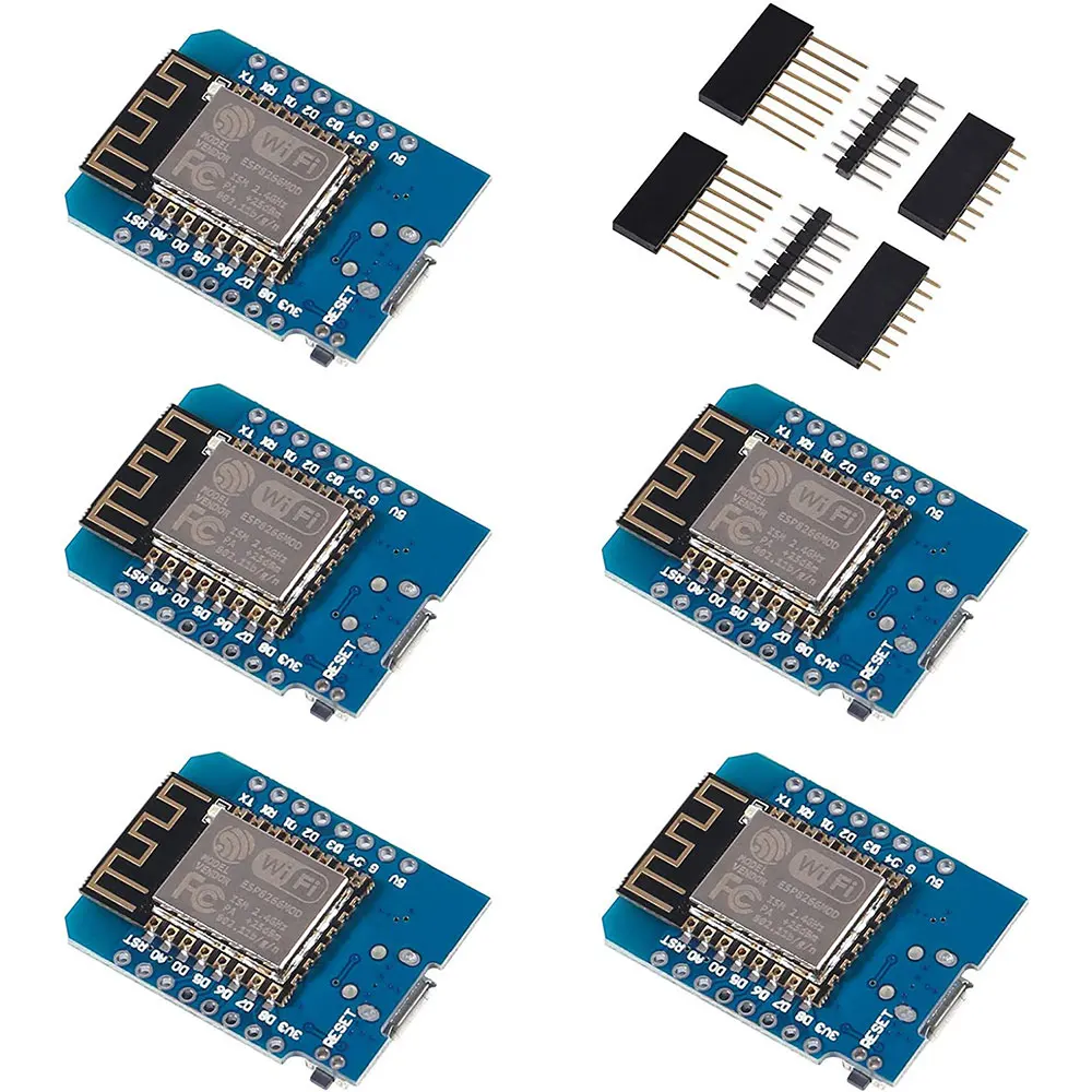 5 шт. ESP8266 ESP-12F D1 Mini NodeMcu Lua 4 байт WLAN Wi-Fi Интернет-макетная плата для Arduino совместимая с WeMos D1 Mini