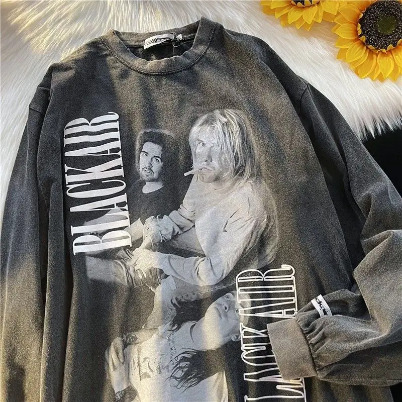 

Oversized Black Women Hoodies Vintage Clothes Hippie Harajuku Goth Anime White Sweatshirts Female Emo 2022 Autumn Men New