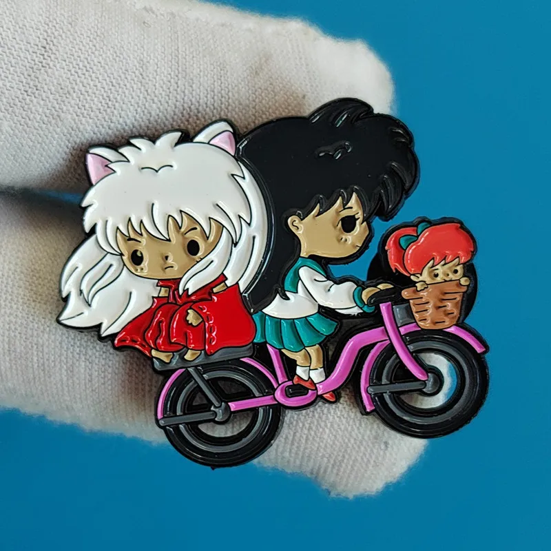 

Dear-you Japanese anime cute Higurashi Godiva brooch cartoon metal badge lapel shirt pin backpack badge accessories
