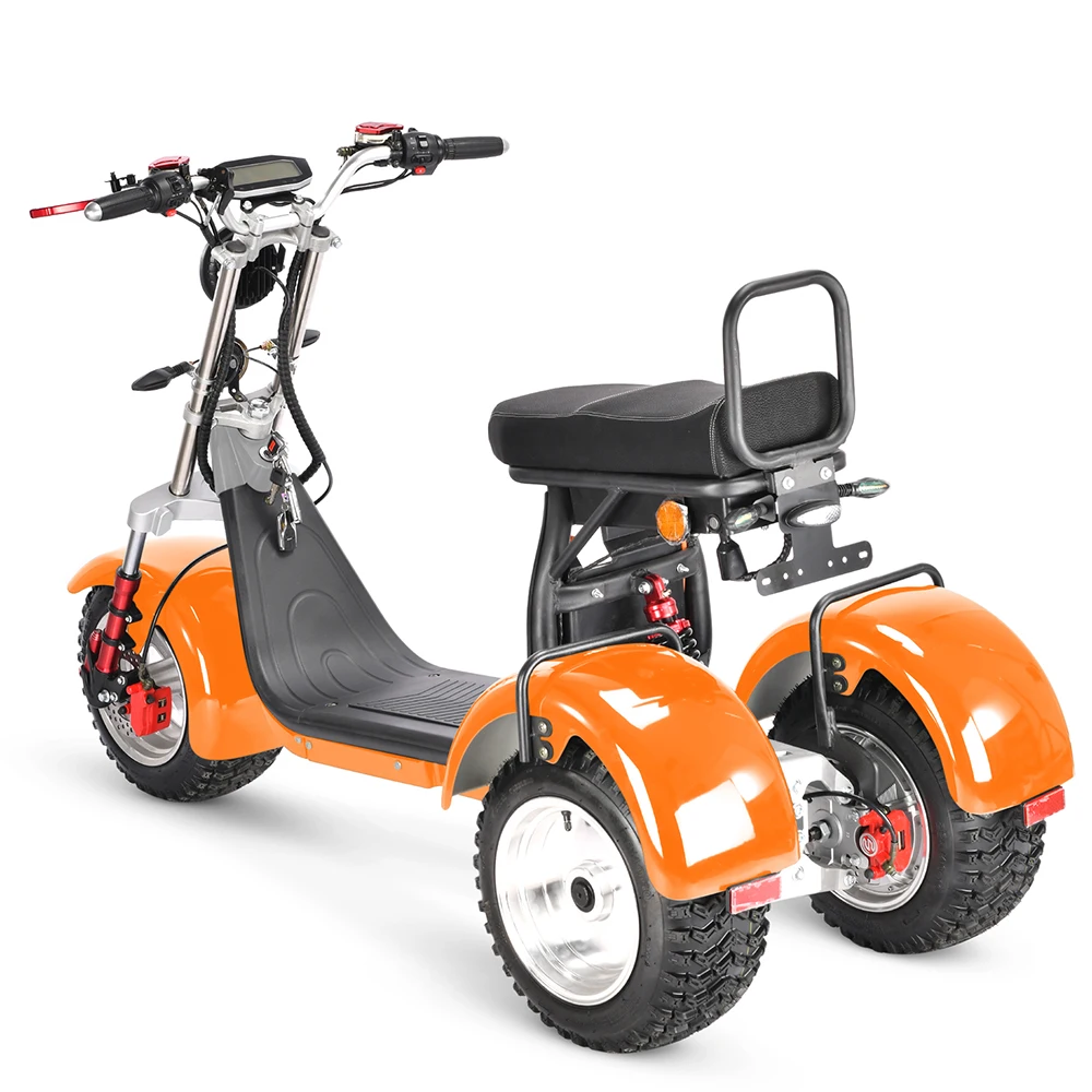 

three wheels scooter electric motorcycles 1500w/2000w/3000W 60v electric tricycles motor electric scooters powerful adult