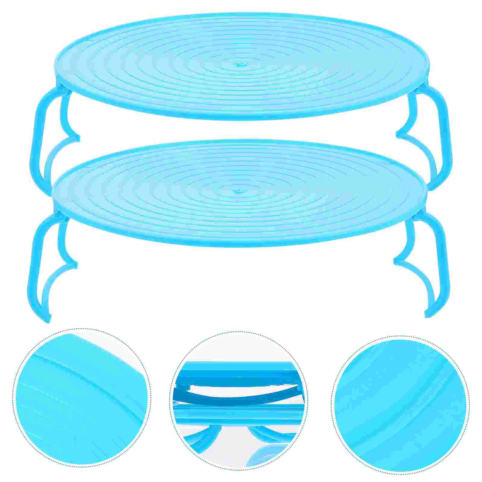 

2pcs Storage Racks Microwave Oven Holders Heating Racks