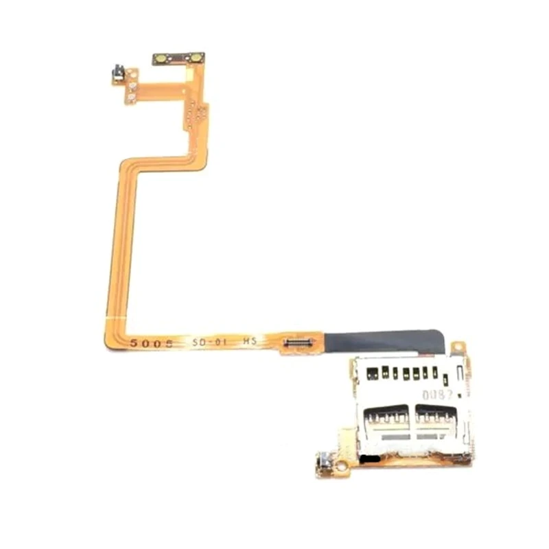 

E8BA L/R Shoulder Button Module Flex Cable SD Card Reader Slot Left Right Keypad Ribbon Cable Replacement Repair Spare Parts for