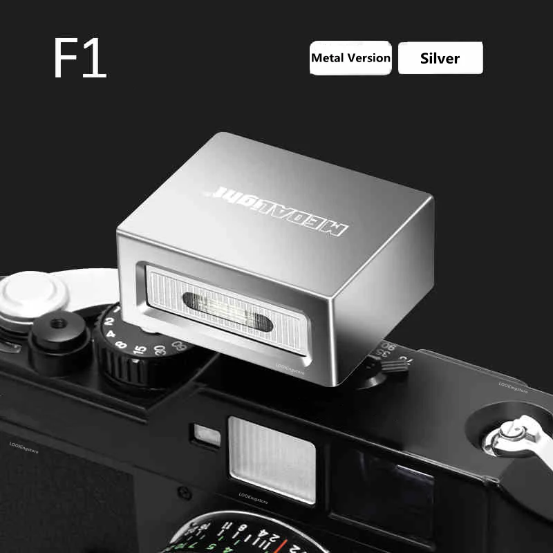 Фото Medalight F1 S Мини-вспышка для камеры Speedlite для цифровых пленочных зеркальных камер Fuji/Sony/Nikon/Canon, портативный мини-фонарик с горячим башмаком №1
