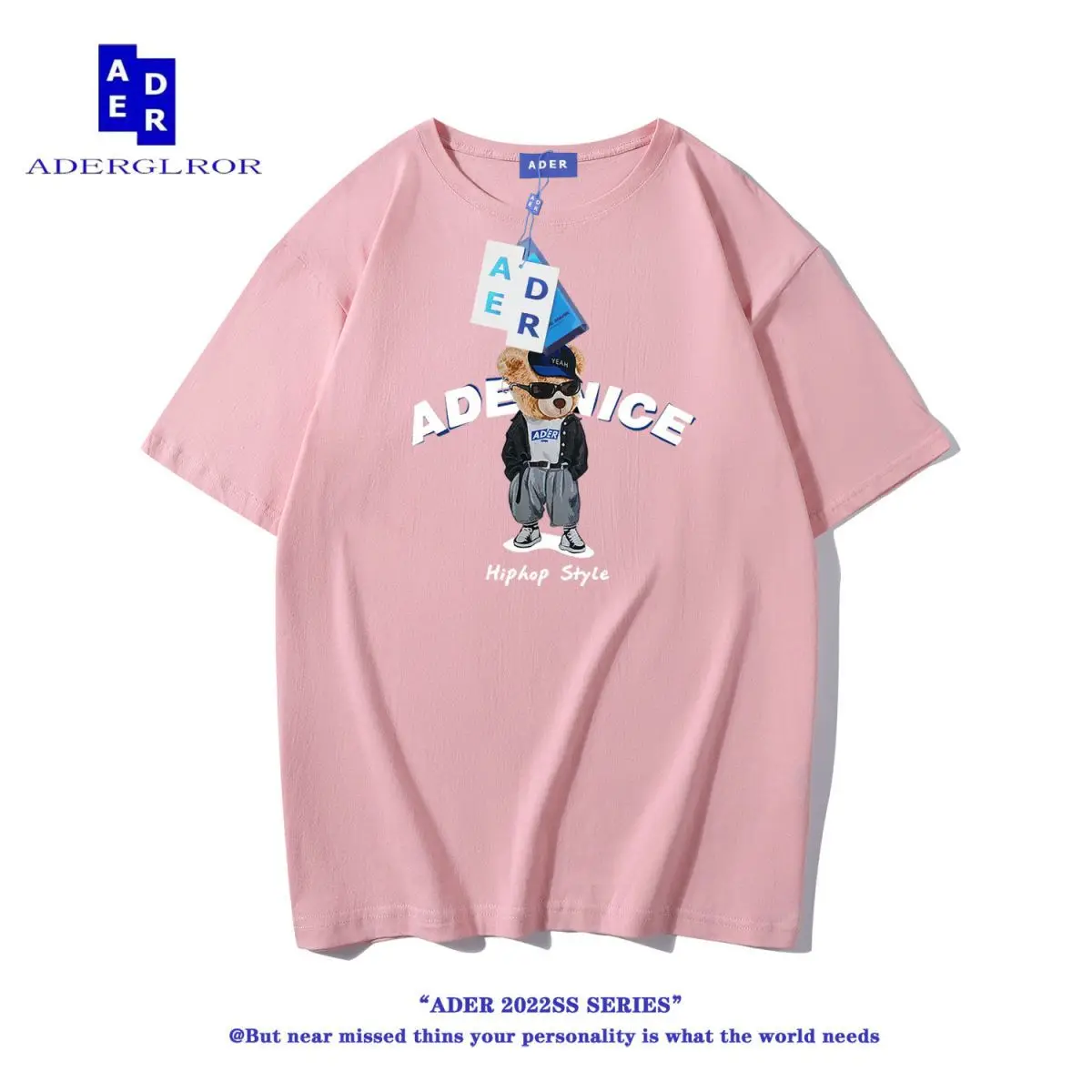 ADER Print Short Sleeve Versatile Top and T-Shirt