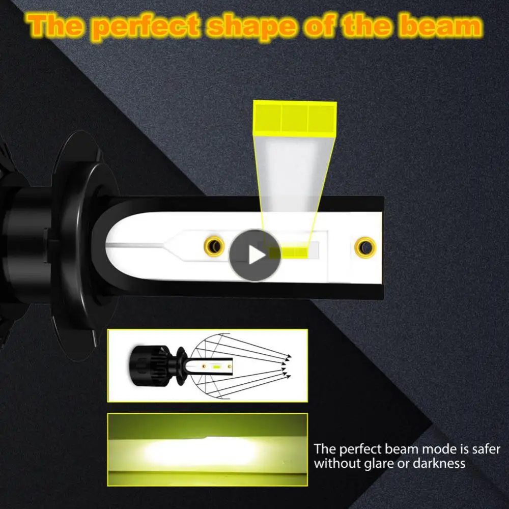 

H7 Superbright Car Led Headlight Practical Car Lights Durable Led Headlights Car Accessories Aluminum Universal Led Bulb 6000lm