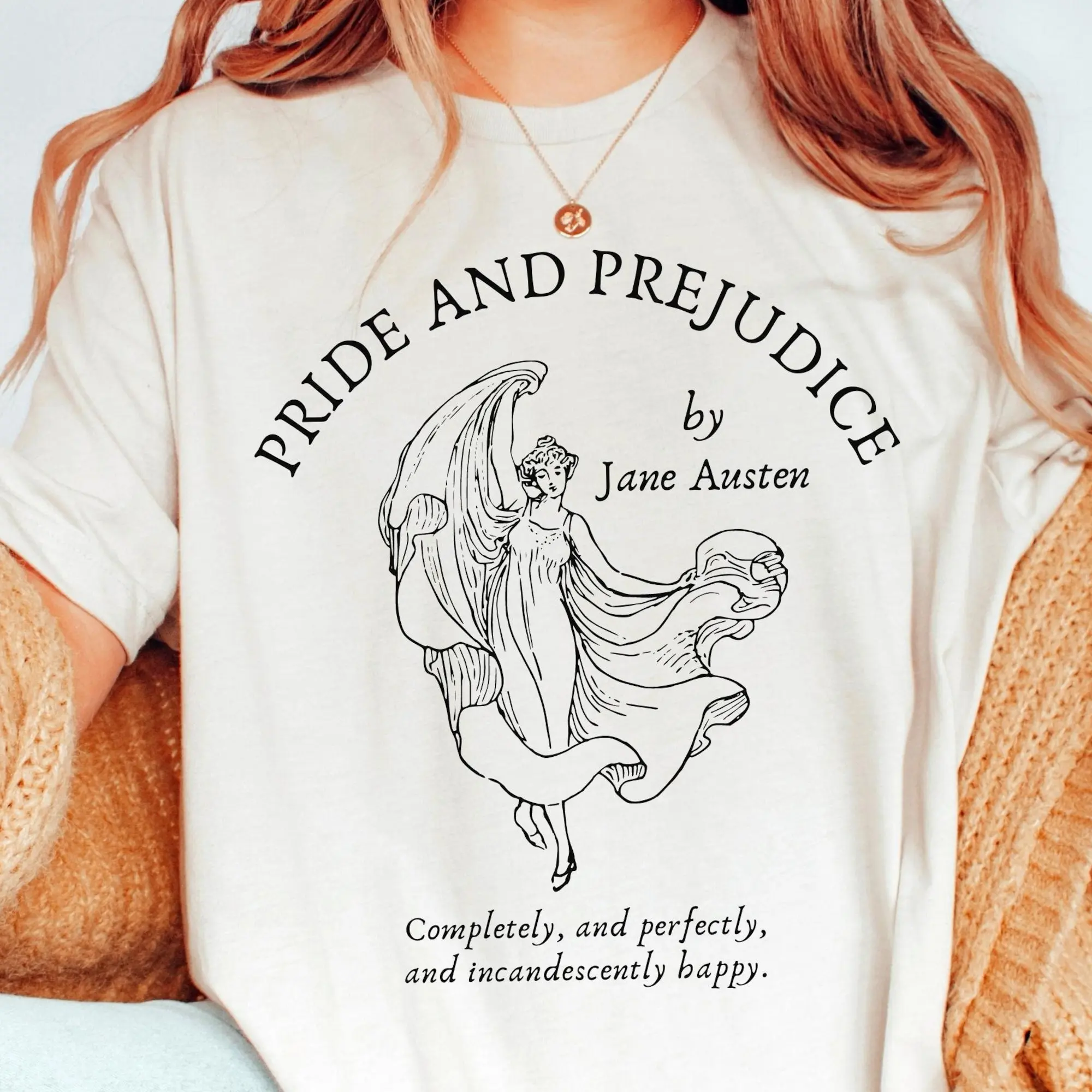 Рубашка с гордостью и предсказанием новая футболка Джейн Остин подарок для книг