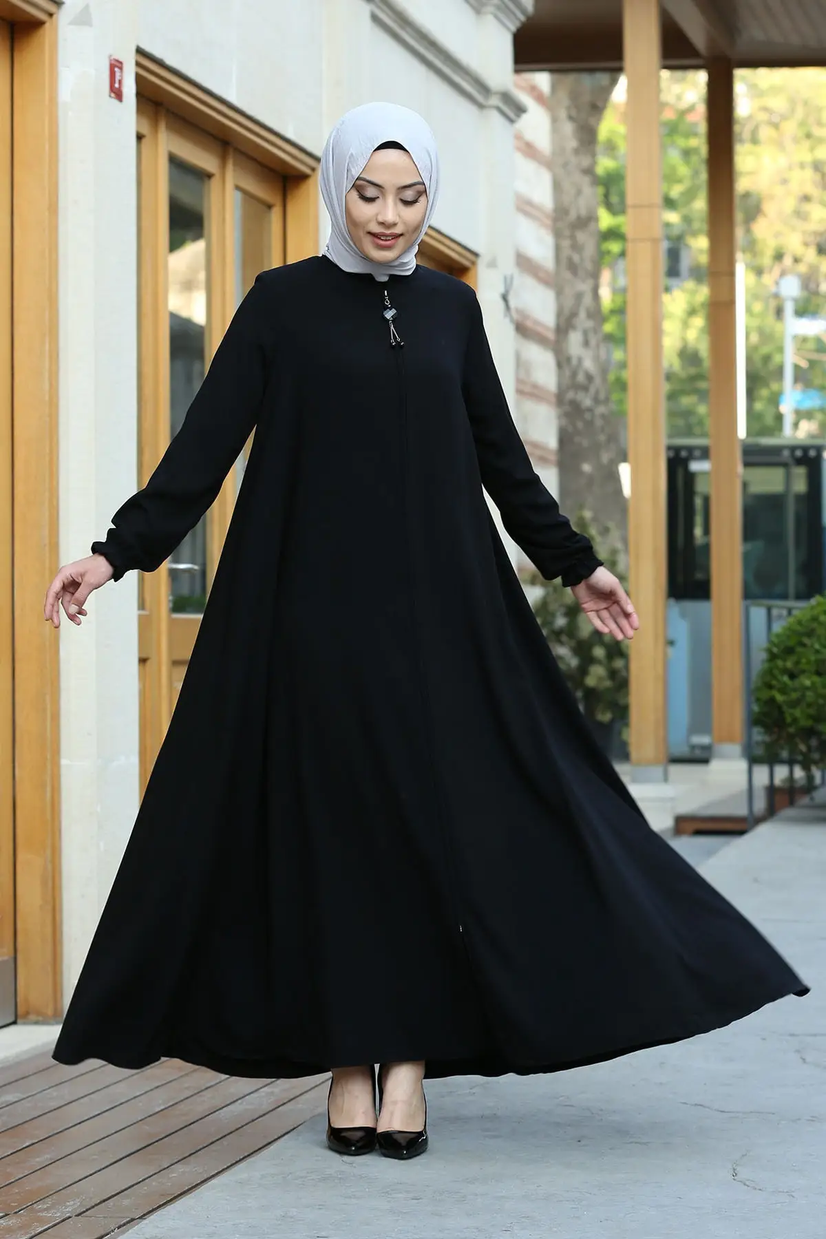 

Mevlana abaya black cap & hijab clothing