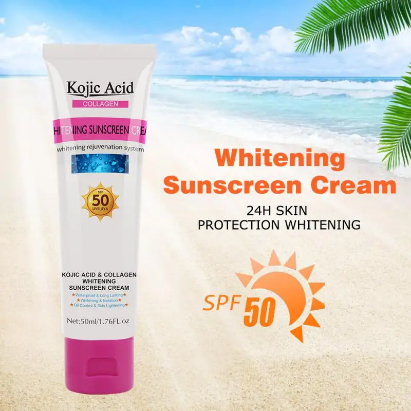 

50ml Body Sunscreen SPF 50 Isolation Lotion Sunblock Skin Protective Cream Whitening Sun Cream Moisturizing Anti-Aging Skin Care