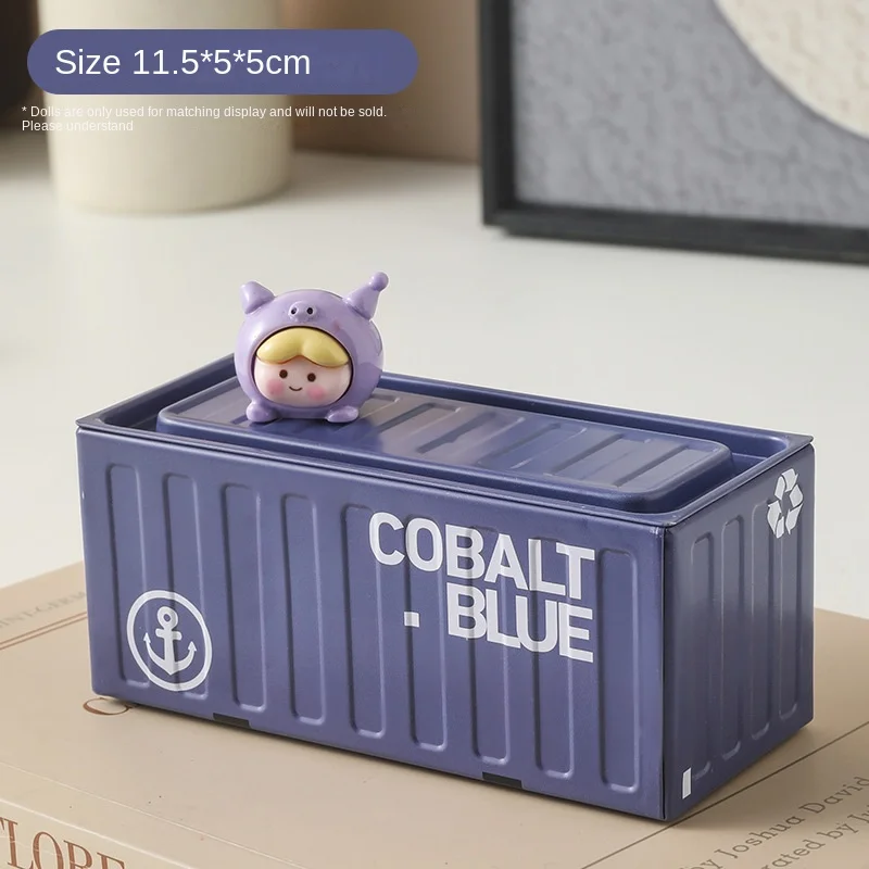 

Мини-контейнер, маленькая железная коробка, потертая миниатюрная модель, реквизит для сцены, креативное украшение для хранения, глухая коробка, милая зернистая коробка # 4129