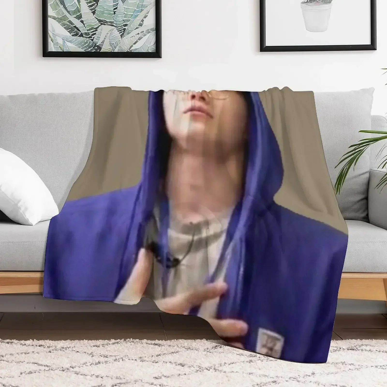 Одеяло Woozi Relaxed Meme пушистые мягкие одеяла для пикника кровати