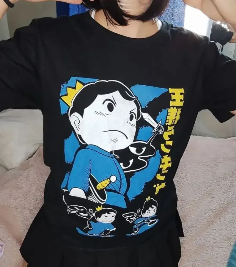 РУБАШКА УНИСЕКС Bojji рубашка с рейтингом Ousama королей