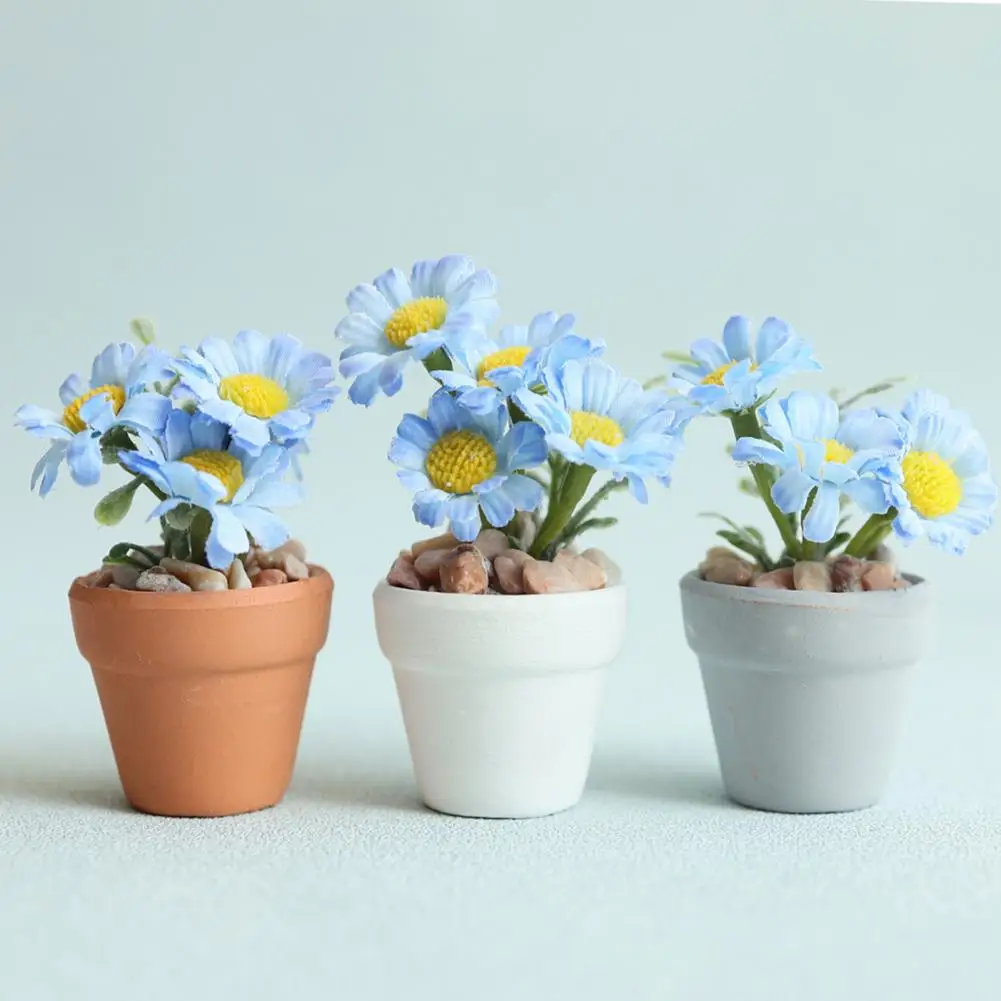 

Стильный компактный кукольный домик, реалистичное растение в горшке OB11 BJD, кукольный домик, цветочное украшение, аксессуары, реквизит для фо...