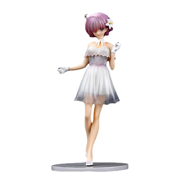 

23cm Fate Grand Order Shielder Mash Kyrielight Heroic Spirit Formal Dress Ver. 1/7 Anime Figure Sexy Girl PVC Action Figure Toys