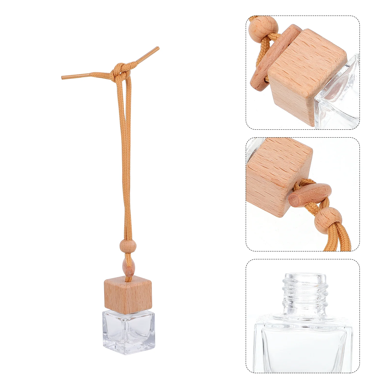 

10pcs Stylish Practical Chic Durable Perfume Pendants Aromatherapy Bottles for Truck Car Auto