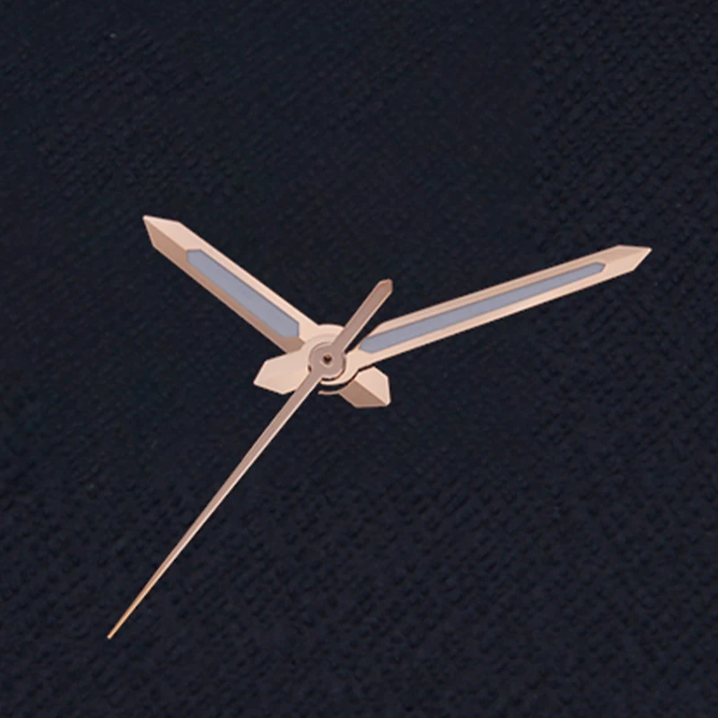 Rose Gold Silver 8215 Watch Hands Fits Miyota 8215 8205 2813 Movement Green Luminous GMT Hands for Mechanic Watch Pointer