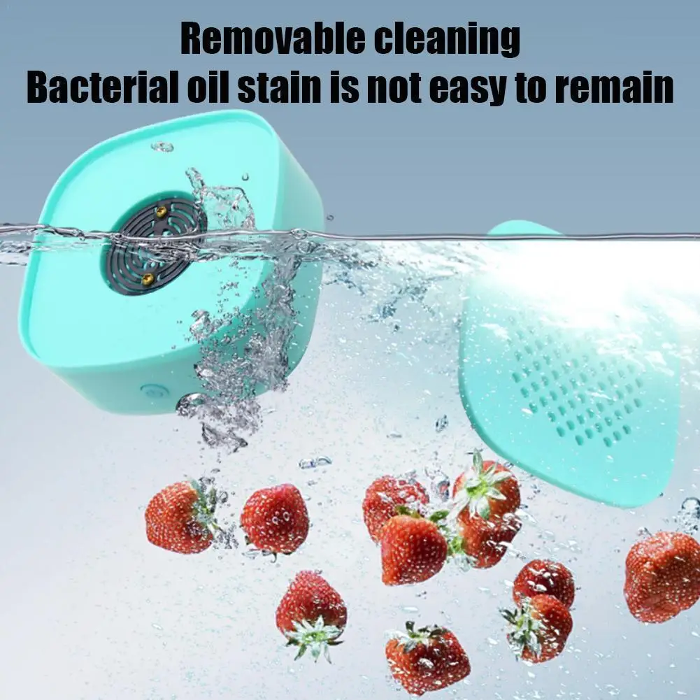 

Wireless Fruit Vegetable Washing Machine Mini Protable Fruit Food Purifier Household Pesticide Disinfection Machine 5V