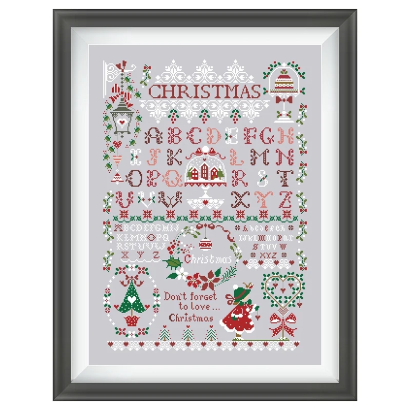 Рождественский набор для вышивки крестом девочек рождественский подарок