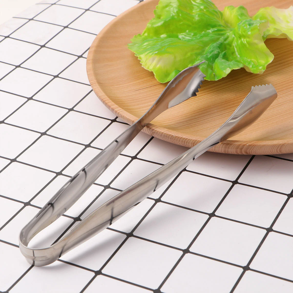 

2pcs Cube Clip Grilling Tong Cooking Tongs Cube Tongs Cake Tongs Tongs Tongs