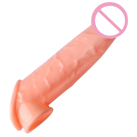 Мужской удлинитель для пениса Кольца для увеличения члена Задержка эякуляции многоразовый силиконовый чехол для пениса головки члена секс-игрушки для мужчин для пар
