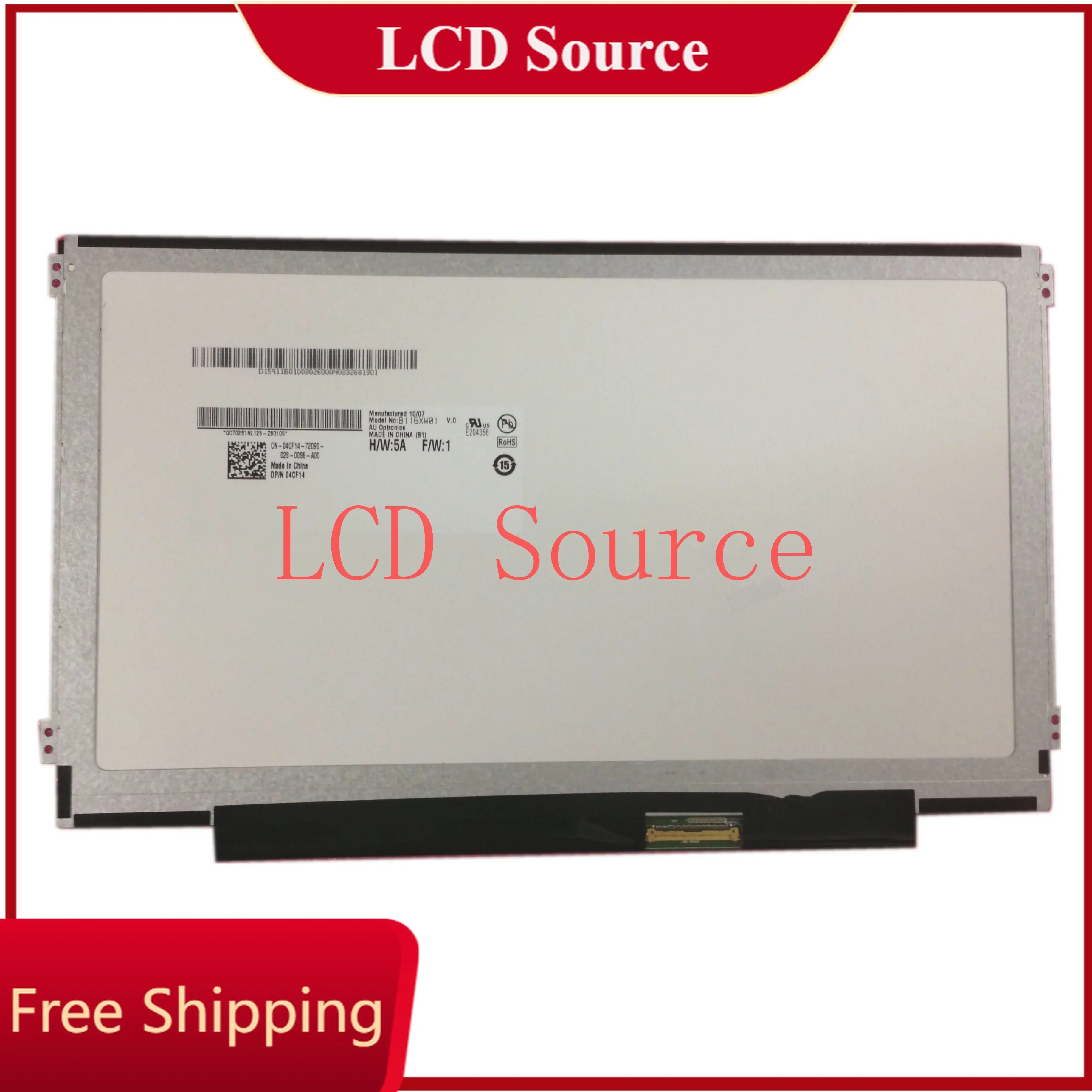 B116XW01 V.0 V.1 V0 V1 подходит для LP116WH2 TLC1 N116BGE-L32 N116BGE-L04 N116BGE-LB1 B116XW03 LTN116AT06 LTN116AT07