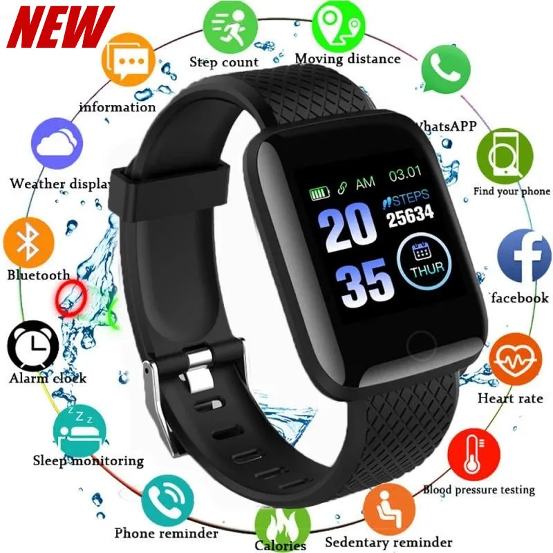 Xiaomi-reloj inteligente con Bluetooth para hombre y mujer, Smartwatch deportivo con control del ritmo cardíaco y de la presión sanguínea, recordatorio de sueño