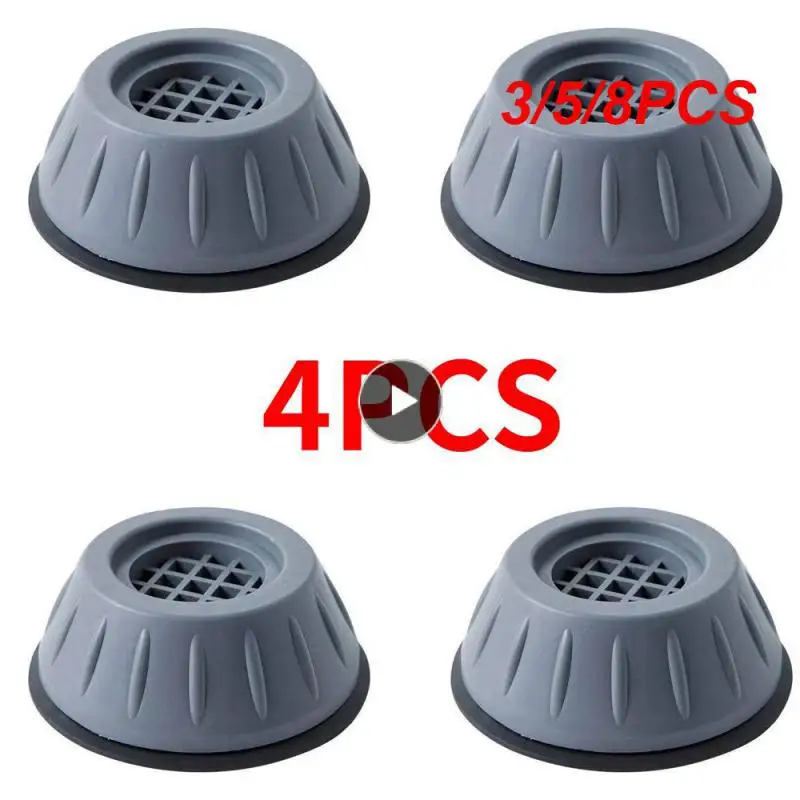 

8PCS Universal Anti-Vibration Feet Pads Washing Machine Rubber Mat Anti-Vibration Pad Dryer Refrigerator Base Fixed Non-Slip Pad