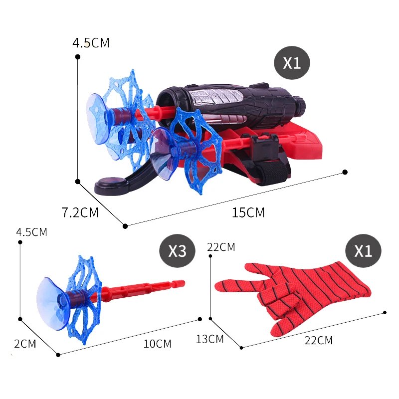 Anime Spiderman Wrist Launcher Safe Soft Bullet Gun Toy Spider Man Web Shooter Cosplay Props Toys For Children Kids Gift Figure |