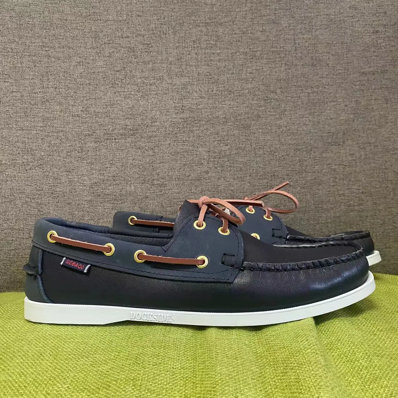 Мужские туфли для вождения Sebago Homme из натуральной кожи классические топсайдеры