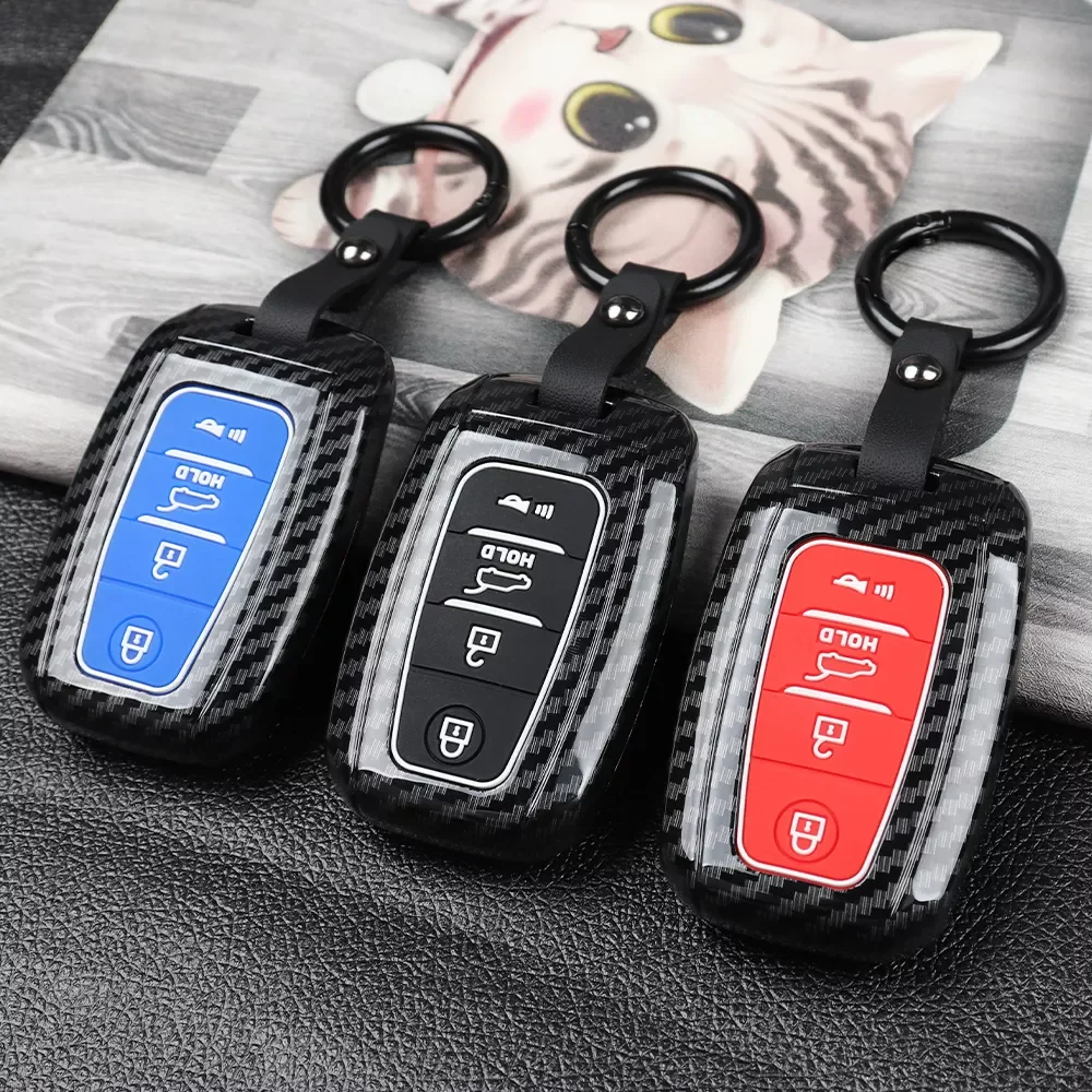 

Carbon Car Remote Key Case Cover For Kia Sportage 4 Sorento Rio 3 4 5 K2 Ceed Forte Cerato K3 Optima K5 Soul 2016 2017 2018