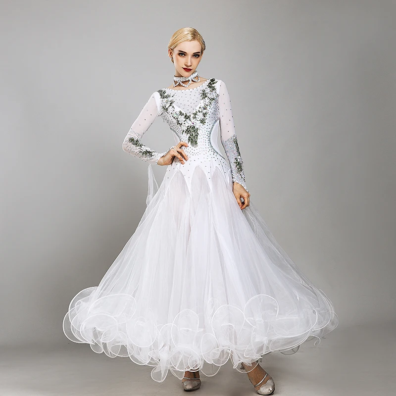 Индивидуальное высококачественное платье для бальных танцев Женская