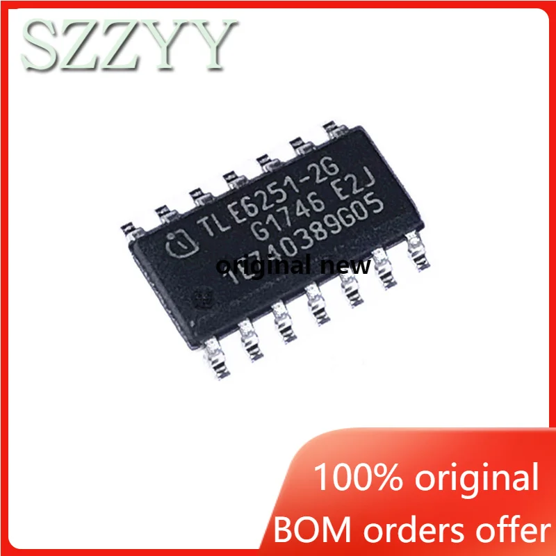 

10 шт. TLE6251-2G TLE6251 2G sop-14, новый Оригинальная микросхема 100% оригинальный