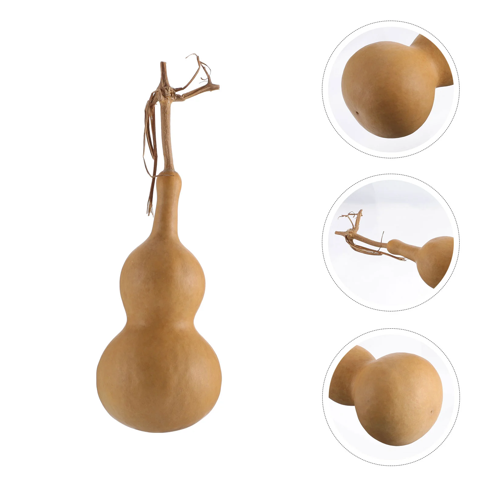 

Gourd Wu Decor Lou Desktop Ornament Natural Lu Chinese Statue Bottle Hu Luck Amulet Ornaments Sculpture Wealth Good Figurine