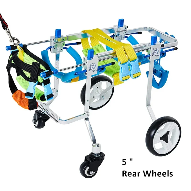 Вращающийся на 4 колесах автомобиль колесо для животных собак 4-10 кг