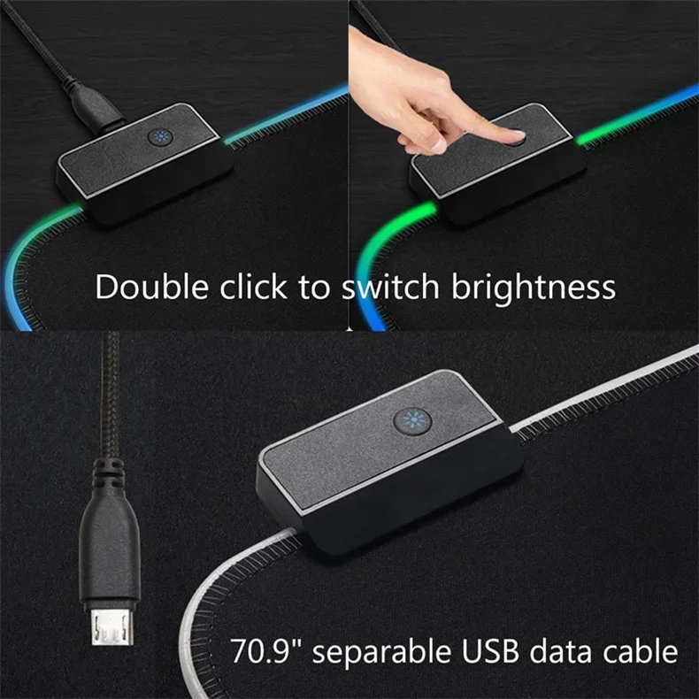 Большой коврик для мыши RGB Xxl игровой игровые коврики 40x9 0 большой компьютерные